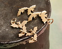 Nina Designs Bronze Bat Cluster Focal 15x29mm