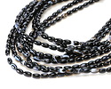 Black Sardonyx Rice 6x4mm