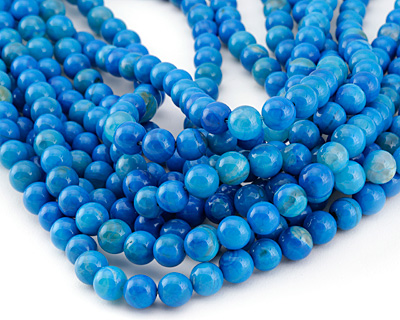 Sky Blue Fire Agate Round 10-10.5mm