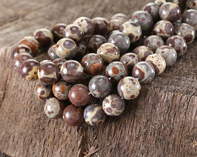 Orbicular Jasper Round 8mm