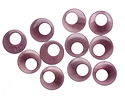 Tagua Nut Violet Gypsy Hoop 25mm