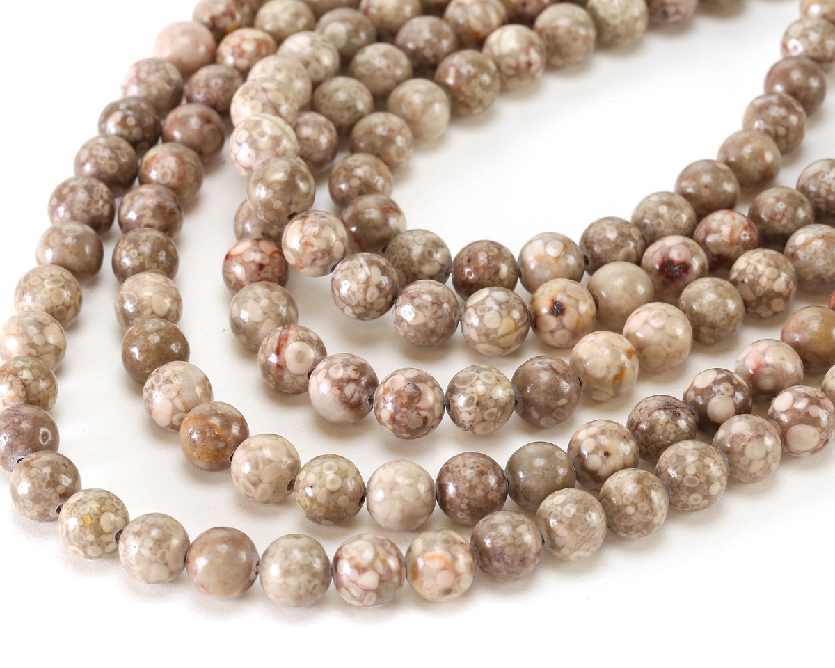 Orbicular Jasper Round 8mm