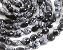 Snowflake Obsidian Tumbled Nugget 8-13x8-10mm