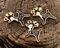 Enamel Rudolph the Reindeer Focal 15x20mm