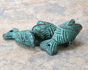 Mykonos Copper (plated) Patina Large Fish Focal 27x14mm