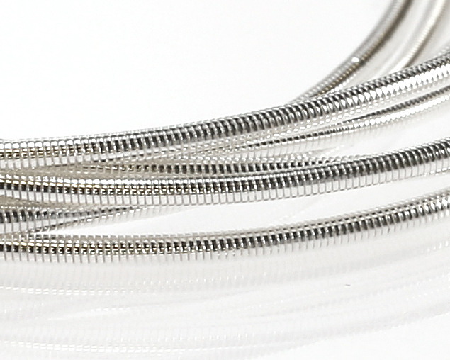 Beadalon Silver (plated) French Wire, 0.70mm, 1m/3.28ft