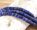 Denim Lapis Spacer Rondelle 2x6mm