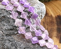 Lavender Amethyst Faceted Quatrefoil 13mm