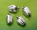 Antique Silver (plated) Bell Pepper Focal 11x18mm