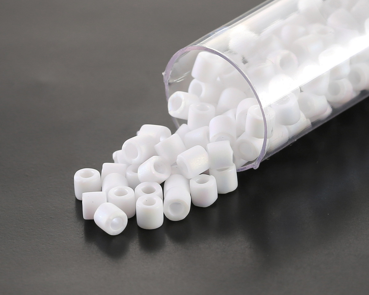 Miyuki Delica Matte White (DBL0351) 8/0 Seed Bead
