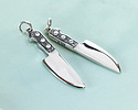 Nina Designs Sterling Silver Large Kitchen Knife Charm 7x36mm