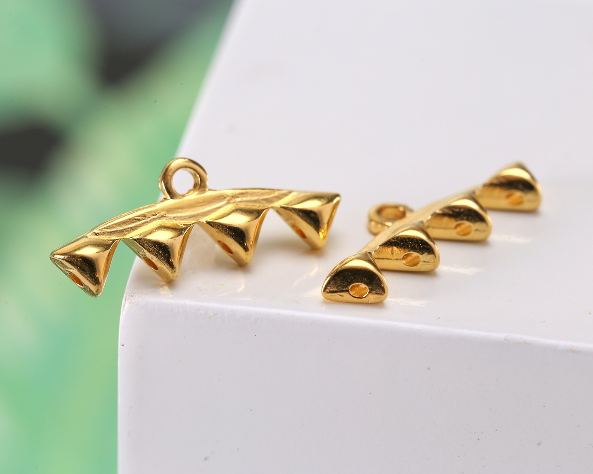 Cymbal Vani IV 24K Gold (plated) Ending for GemDuo 8x21mm
