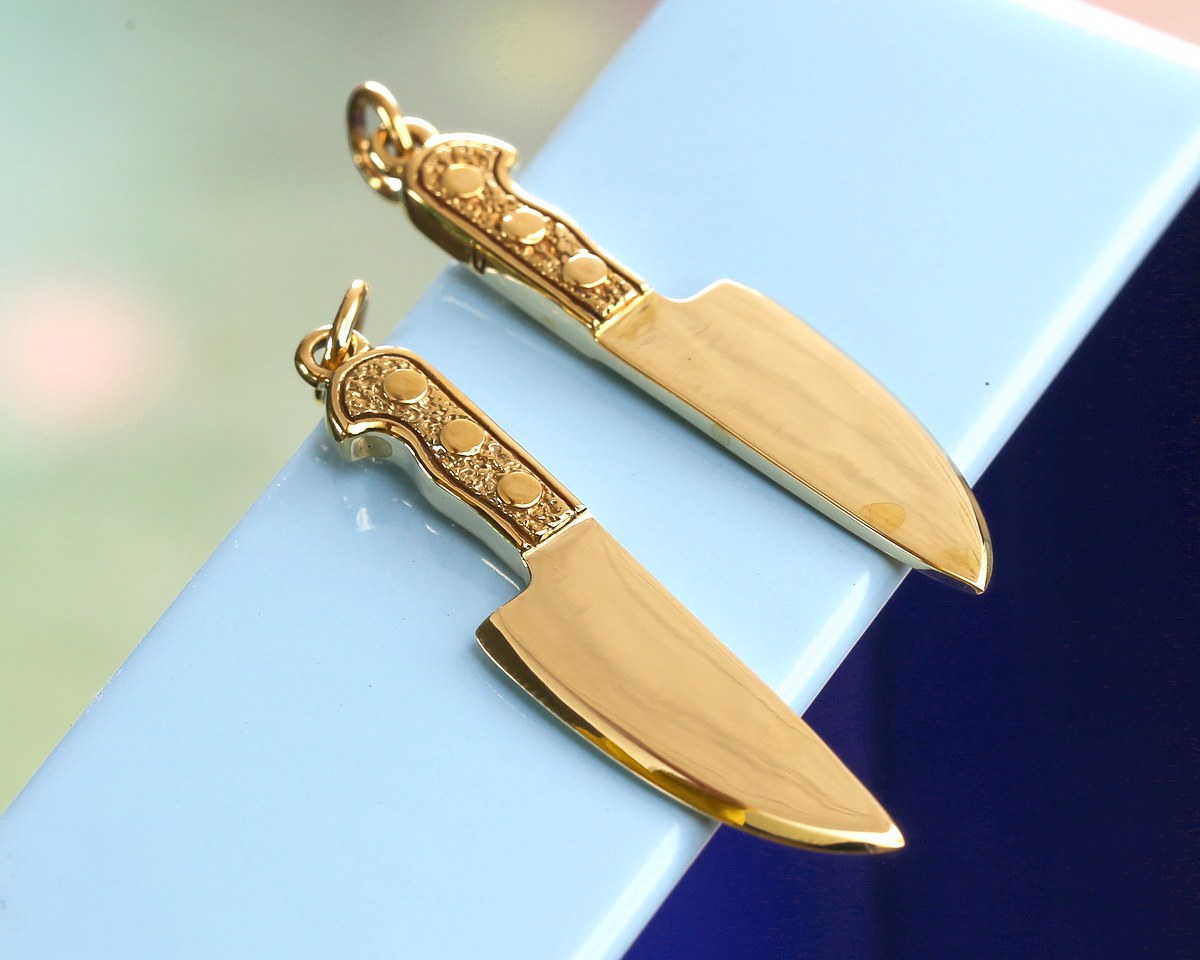 Nina Designs Bronze Kitchen Knife Focal 7x37mm