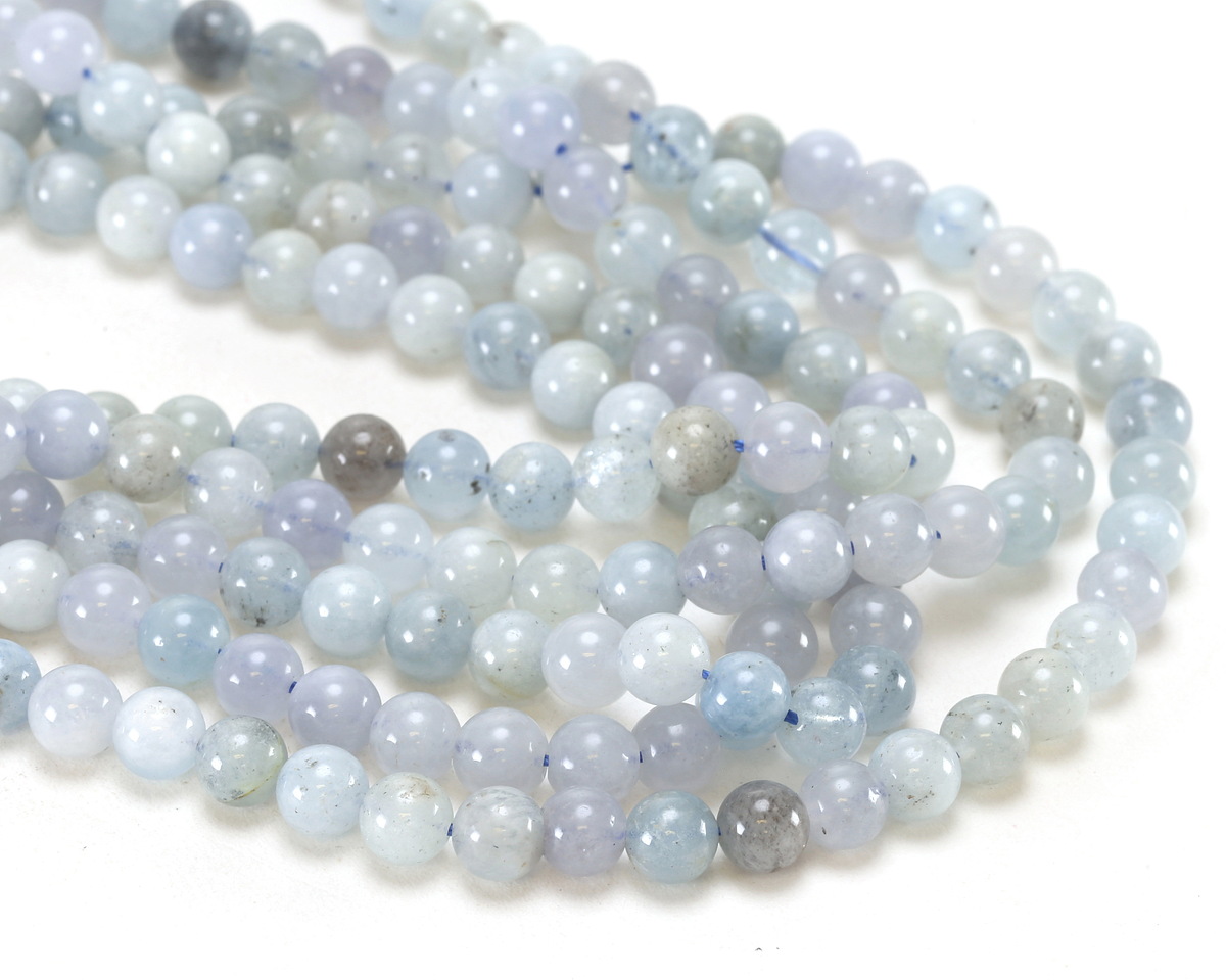 Aquamarine (multi-blue) Round 6mm