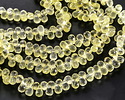 Lemon Quartz Faceted Teardrop 6-8x8-9mm