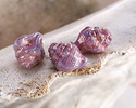 Czech Glass Bronzed Wisteria Murex Shell 15x12mm