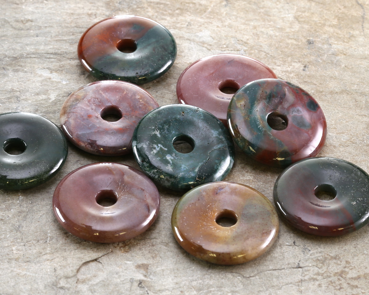 Fancy Jasper Donut 30mm