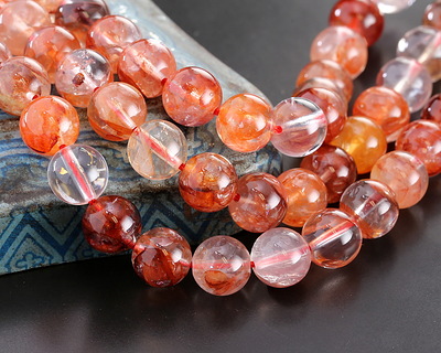 Red Hematoid Quartz (AA) Round 8mm