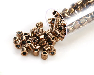 Miyuki Delica Metallic Dark Bronze (DBL0022) 8/0 Seed Bead
