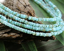 Turquoise Mussel Shell Heishi 1-2x3.5-4mm