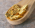 24K Gold (plated) Butterfly Focal Link 14.5x11mm
