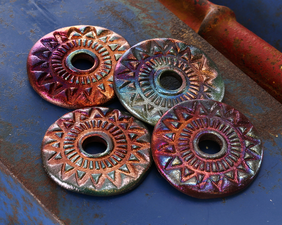 Xaz Raku Flash Sunburst Donut 45-47mm