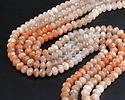 Moonstone (Multi-Ombré) Faceted Rondelle 4x6mm