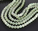 Green Tourmalinated Quartz Round 6mm