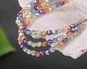 Czech Glass Luster Mix Fire Polished Round 3mm