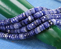 Sodalite Microfaceted Heishi 2x6mm