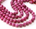Ruby (A) Microfaceted Round 10mm