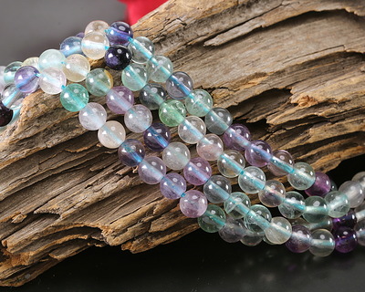 Rainbow Fluorite Round 6mm