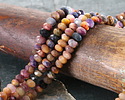 Honey Tiger Eye Multi-Color (dyed) Faceted Rondelle 2x4mm