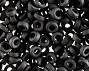 Miyuki Matte Black Spacer Bead 3mm