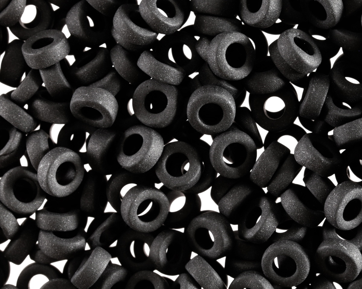 Miyuki Matte Black Spacer Bead 3mm