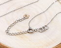 Stainless Steel Tiny Cable Chain, 18" Finished w/ 3 jump rings & 2" extender, 1.5x1mm links