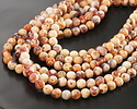Rust Fire Agate Round 8mm