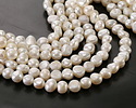 Pearly White Potato Freshwater Pearl 8-10mm