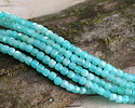 Brazilian Amazonite (A) Microfaceted Miracle Cube 3mm
