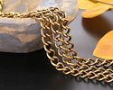 Antique Gold Finish Large Curb Chain