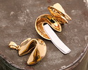 Nina Designs Bronze Fortune Cookie Locket 19x27mm