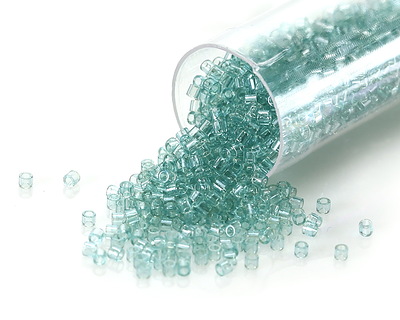 Miyuki Delica Transparent Sea Foam Luster (DBS0112) 15/0 Seed Bead