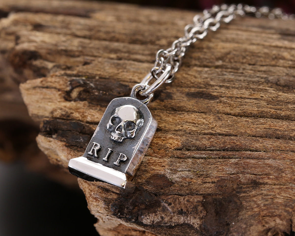 Nina Designs Sterling Silver Tombstone Focal 8x17mm