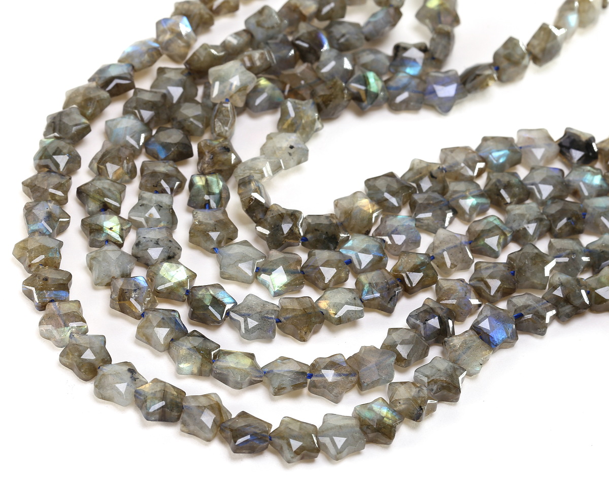 Labradorite Microfaceted Star 8mm