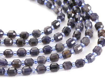 Iolite (AA) Energy Tube 5.5-6x5.5mm