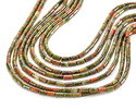 Unakite Tube 4x2mm