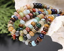 Multi Gemstone (Red Jasper, Howlite Turquoise, Citrine, Cherry Quartz, Jasper) Rondelle 4x6mm