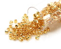 Miyuki Delica 24kt Gold Lined Crystal (DMB0033) 10/0 Seed Bead