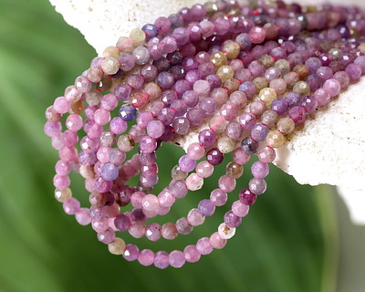 Ruby Sapphire (A) Microfaceted Round 2mm