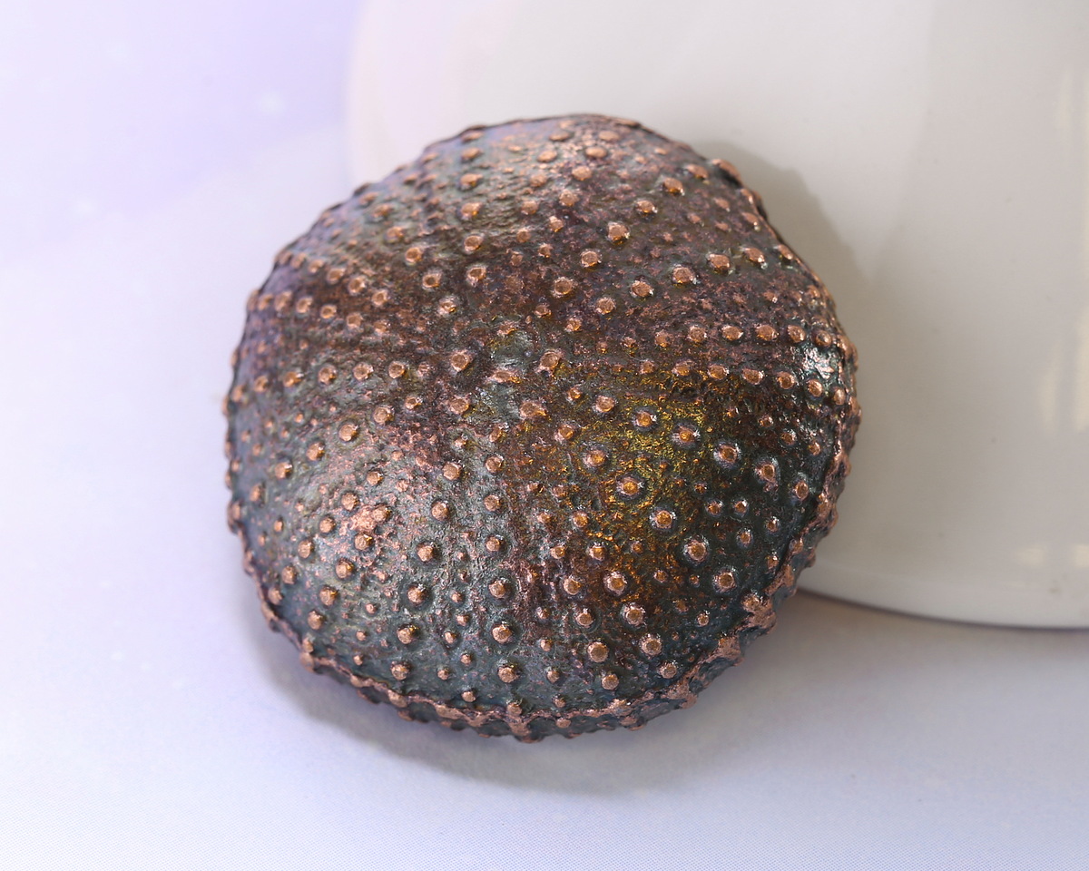 Mykonos Antique Copper (plated) Sea Urchin Focal 36mm